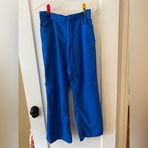 Royal blue grey’s anatomy scrub pants